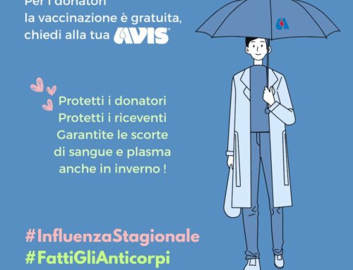 Vaccinazione Antinfluenzale gratuita per i donatori